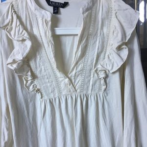 Ralph Lauren ruffle blouse